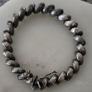 Milor Sterling Silver Diamond Cut San Marco Bracelet